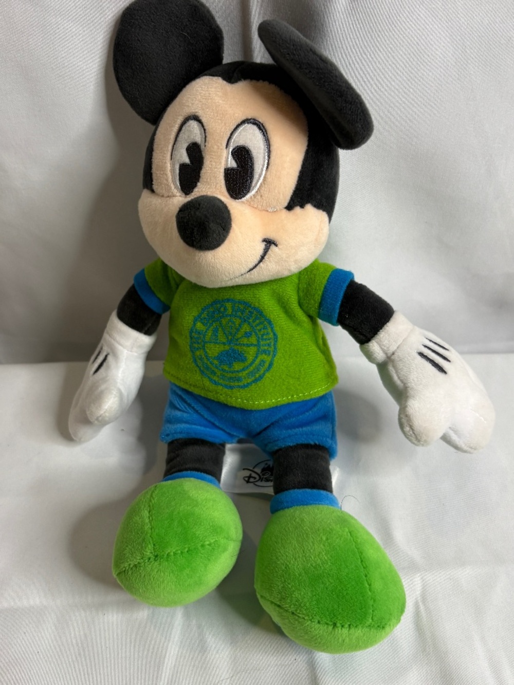 Disney Parks Dinoland USA Mickey Plush Toy Dino Institute Animal Kingdom Green